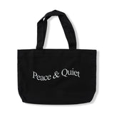 Wordmark Pigment Dyed Tote, Black