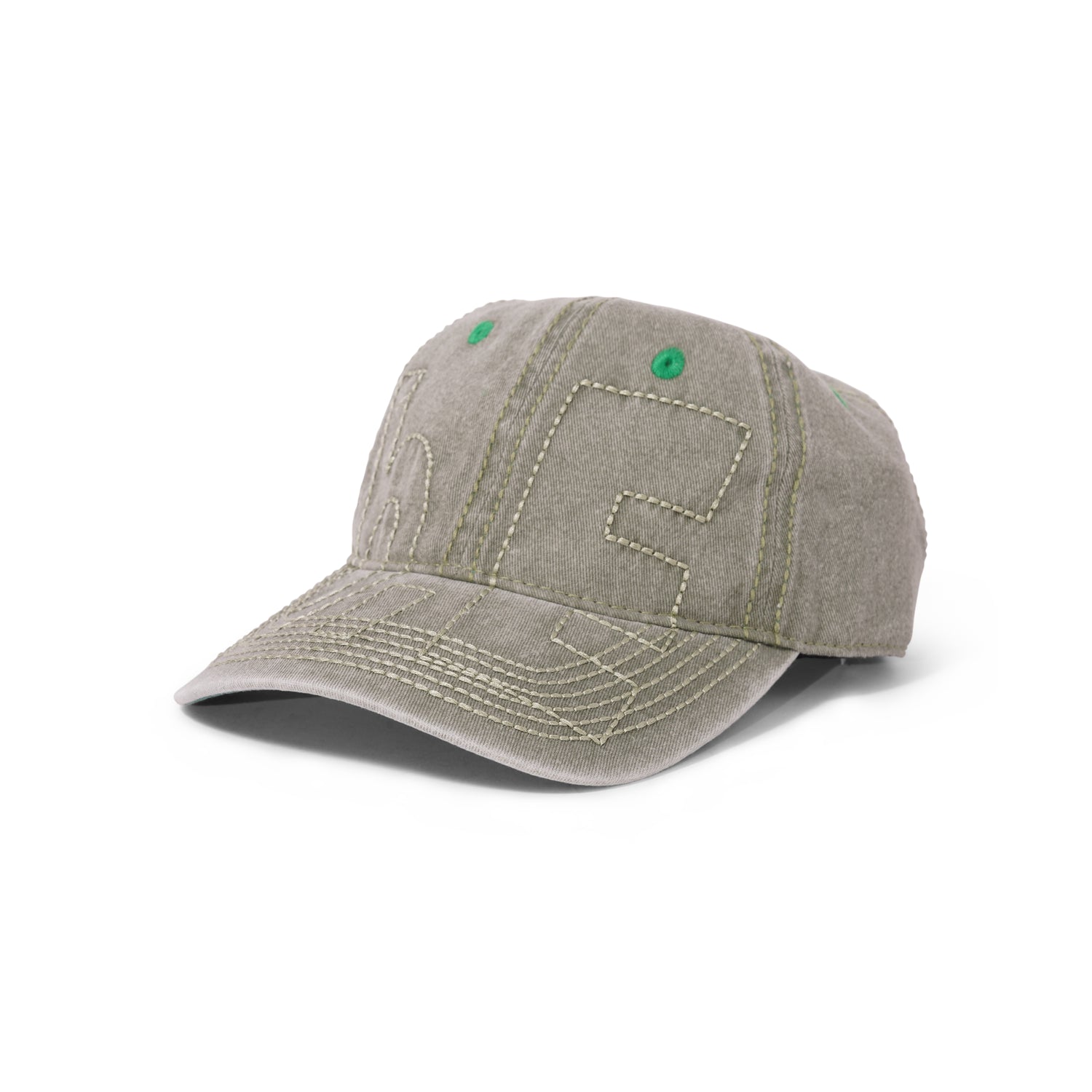 Vapour 6 Panel Hat, Moss