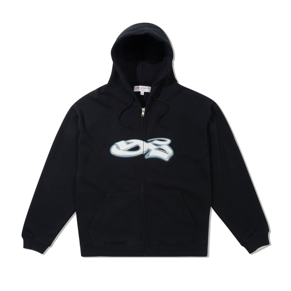 Yardsale Spray Zip-Thru Hood, Black