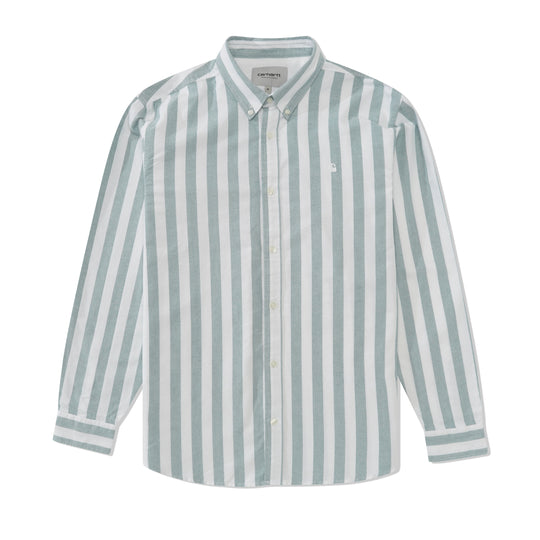 Dillion L/S Shirt, Chervil / White