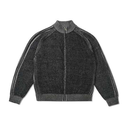 Heathered Phantasy Full-Zip, Black / Grey