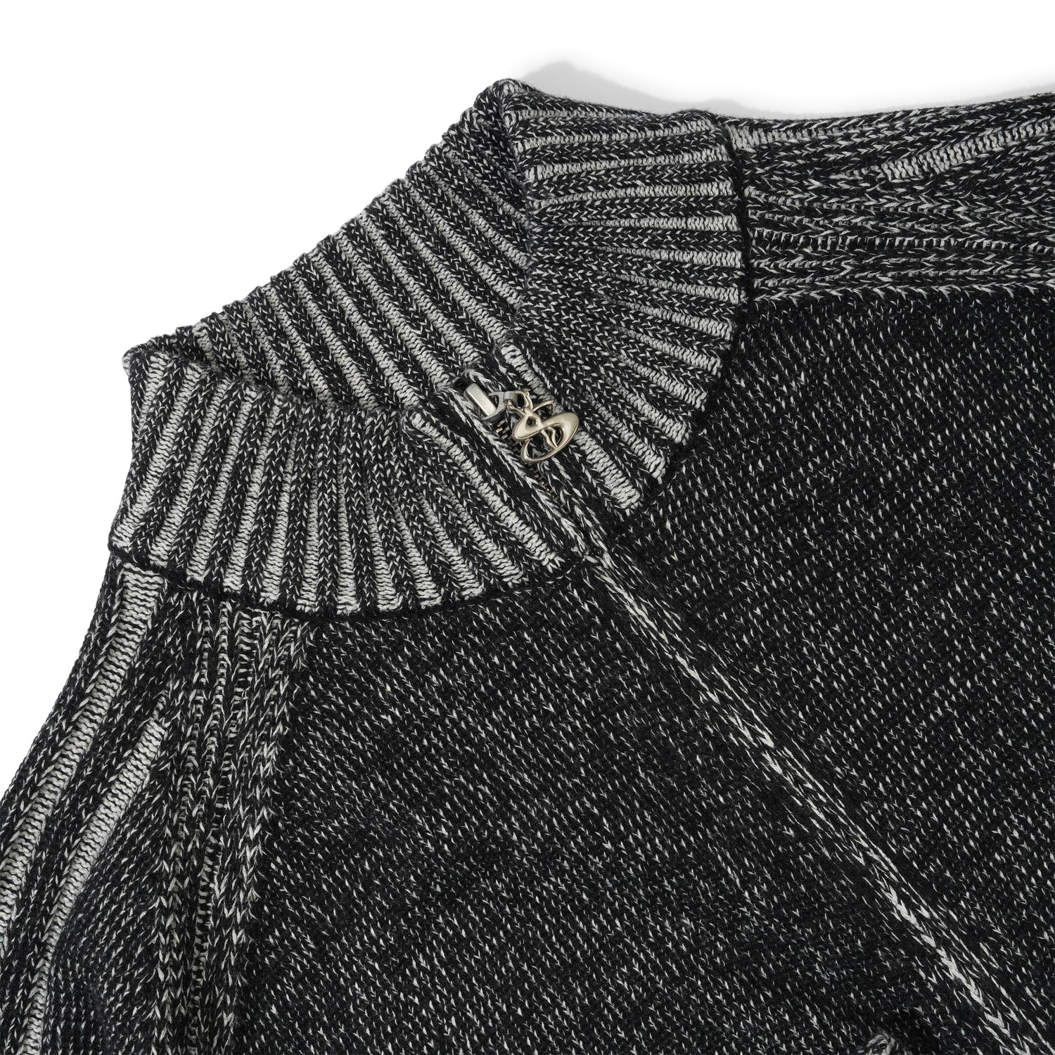 Heathered Phantasy Full-Zip, Black / Grey
