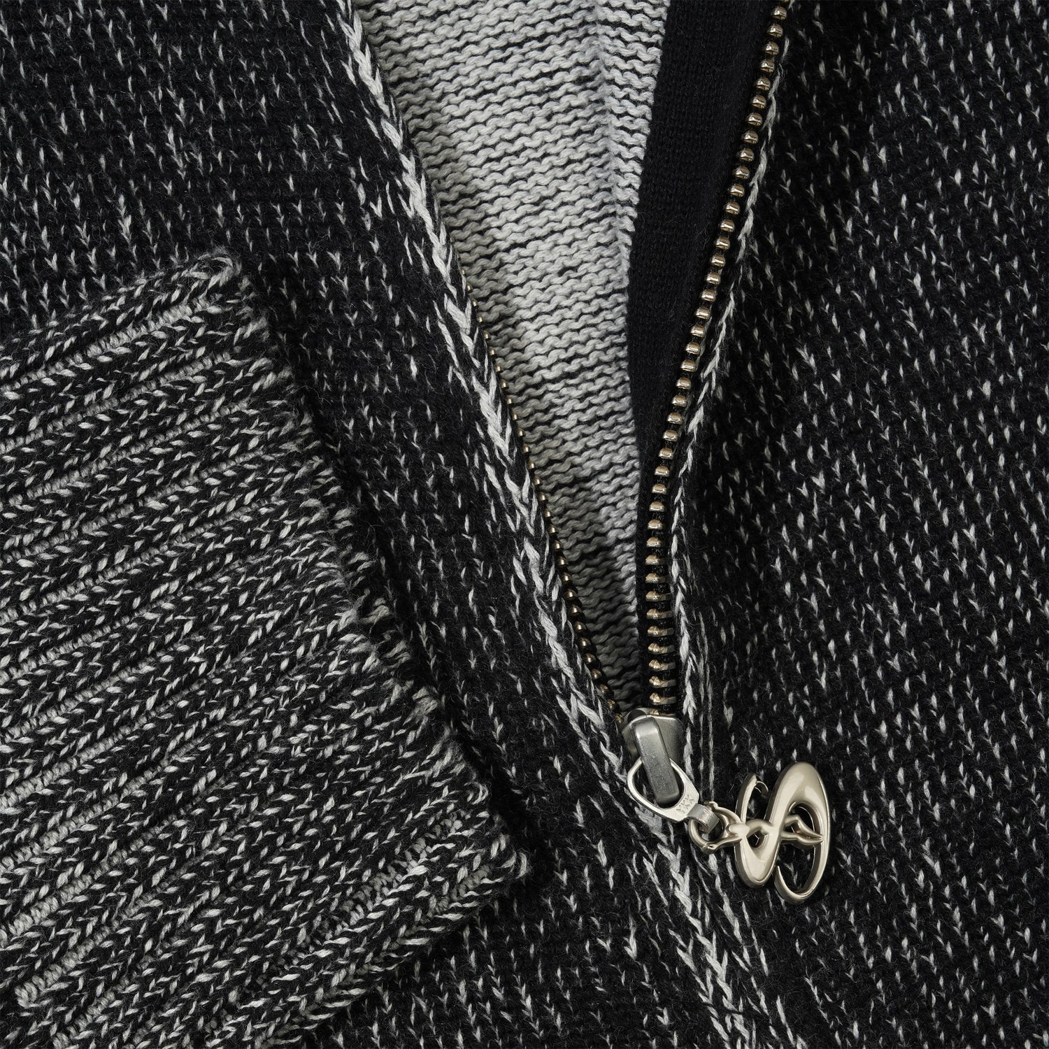 Heathered Phantasy Full-Zip, Black / Grey
