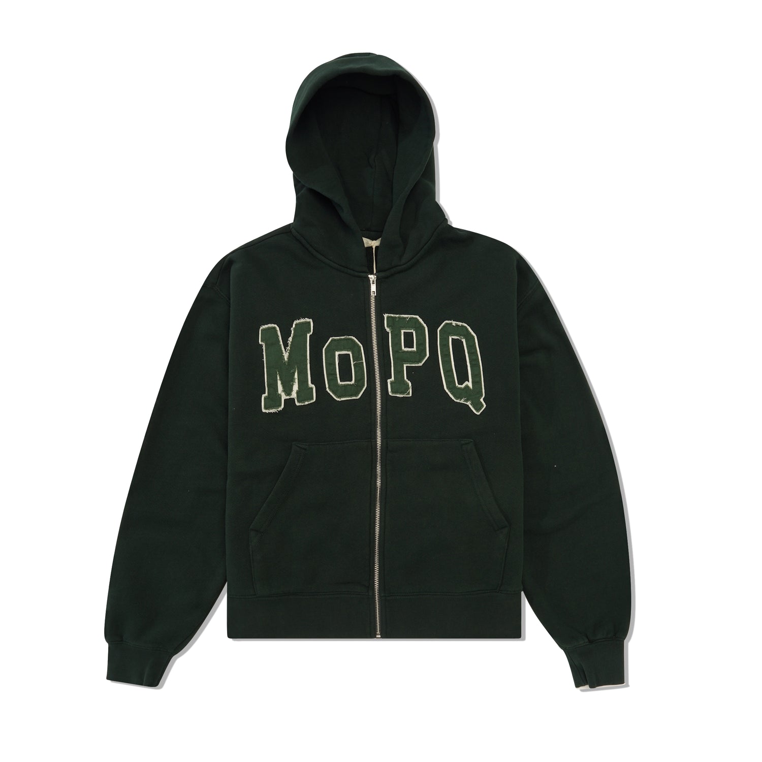 University Zip Up Hood, Pine