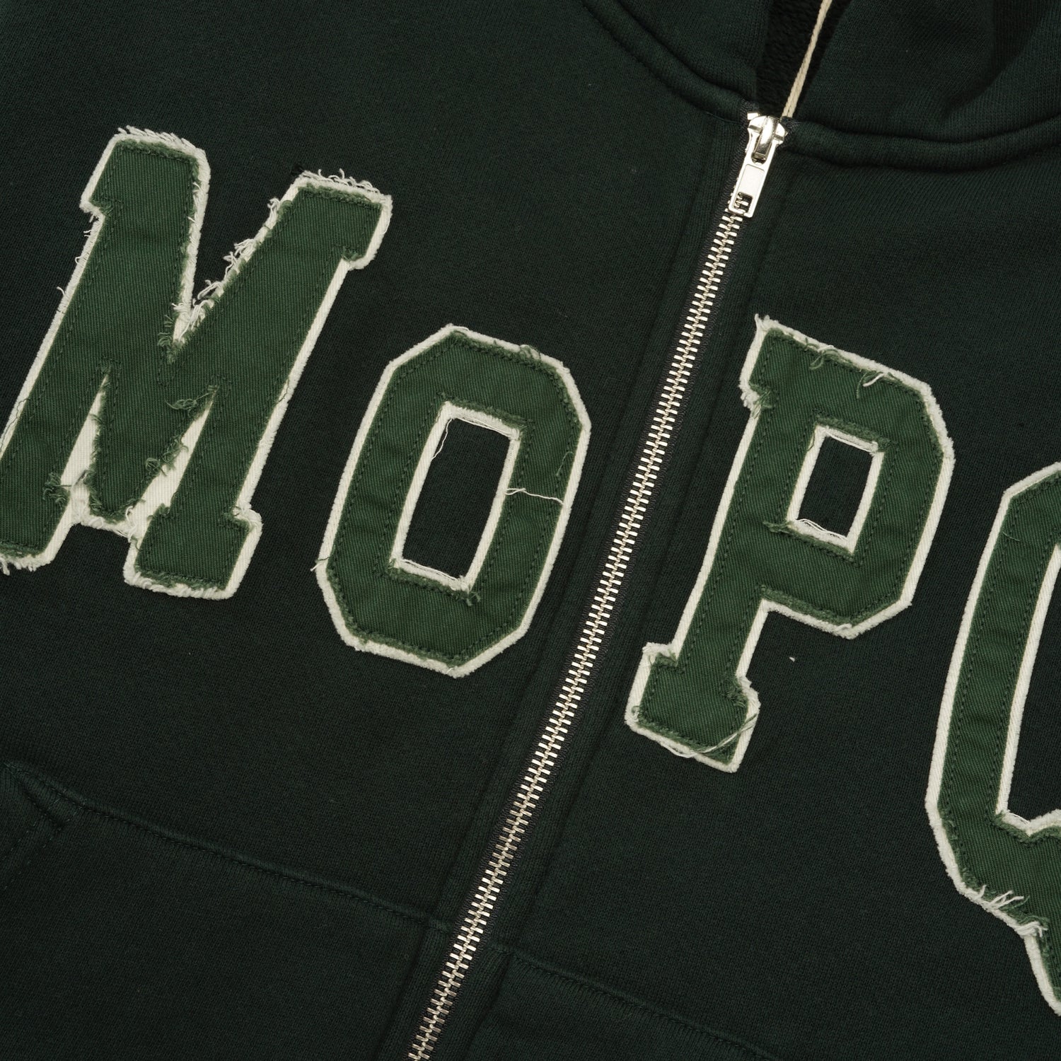 University Zip Up Hood, Pine