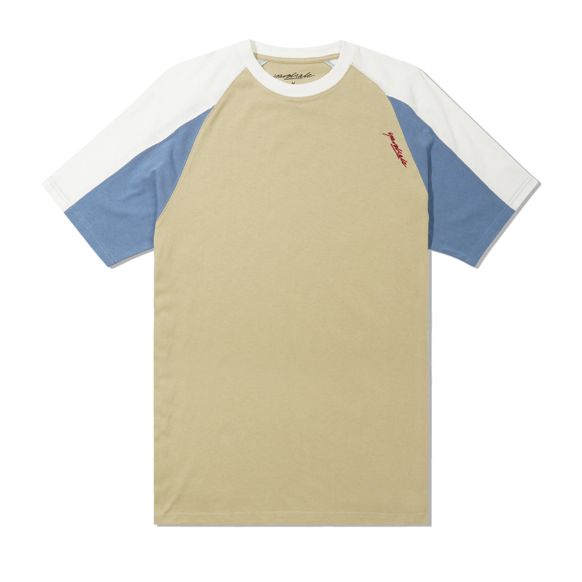 Starlite Tee, Beige / Blue & White