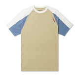 Starlite Tee, Beige / Blue & White