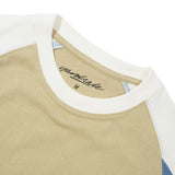 Starlite Tee, Beige / Blue & White