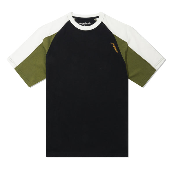 Yardsale Starlite Tee, Grey / Green & White