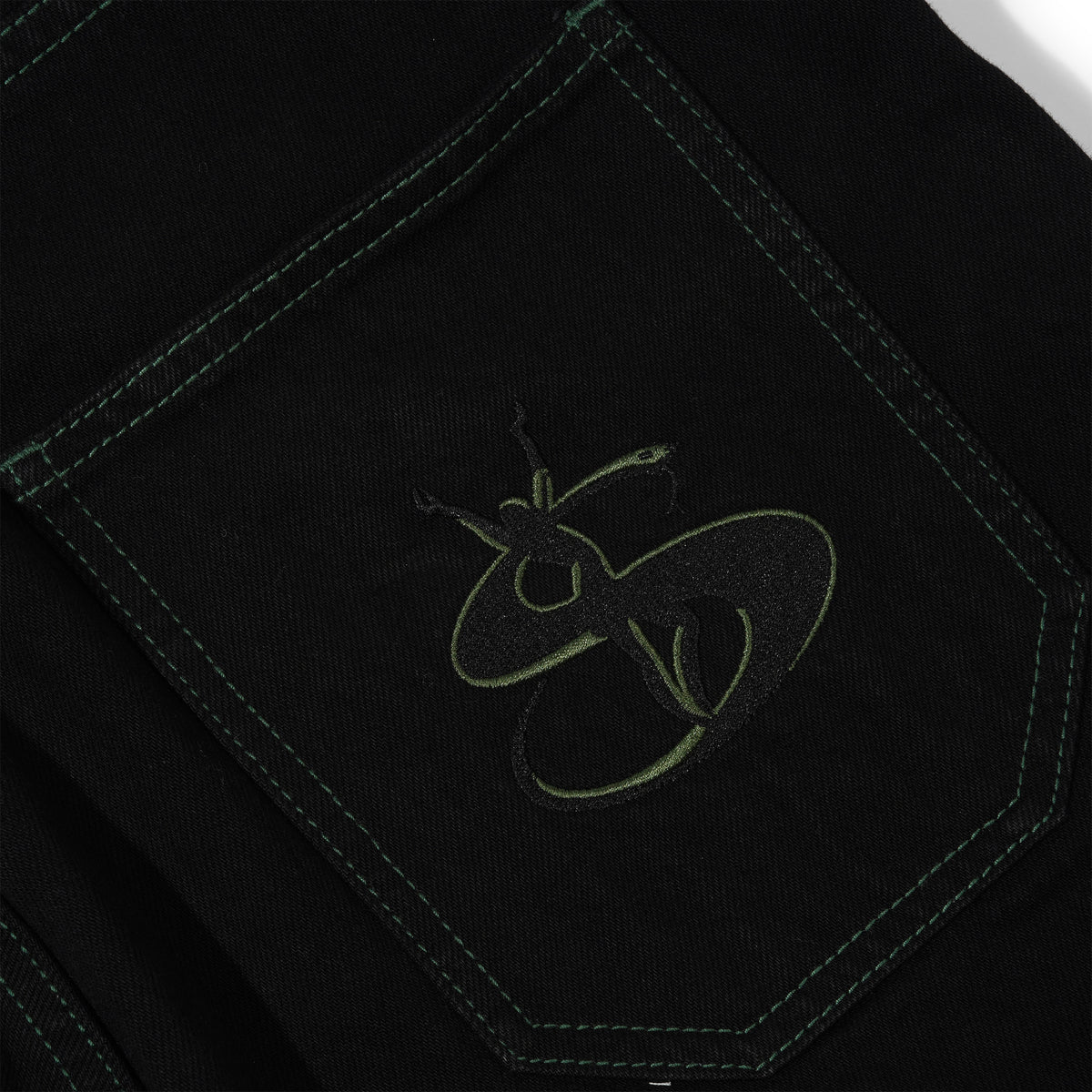 Phantasy Denim Jeans, Black