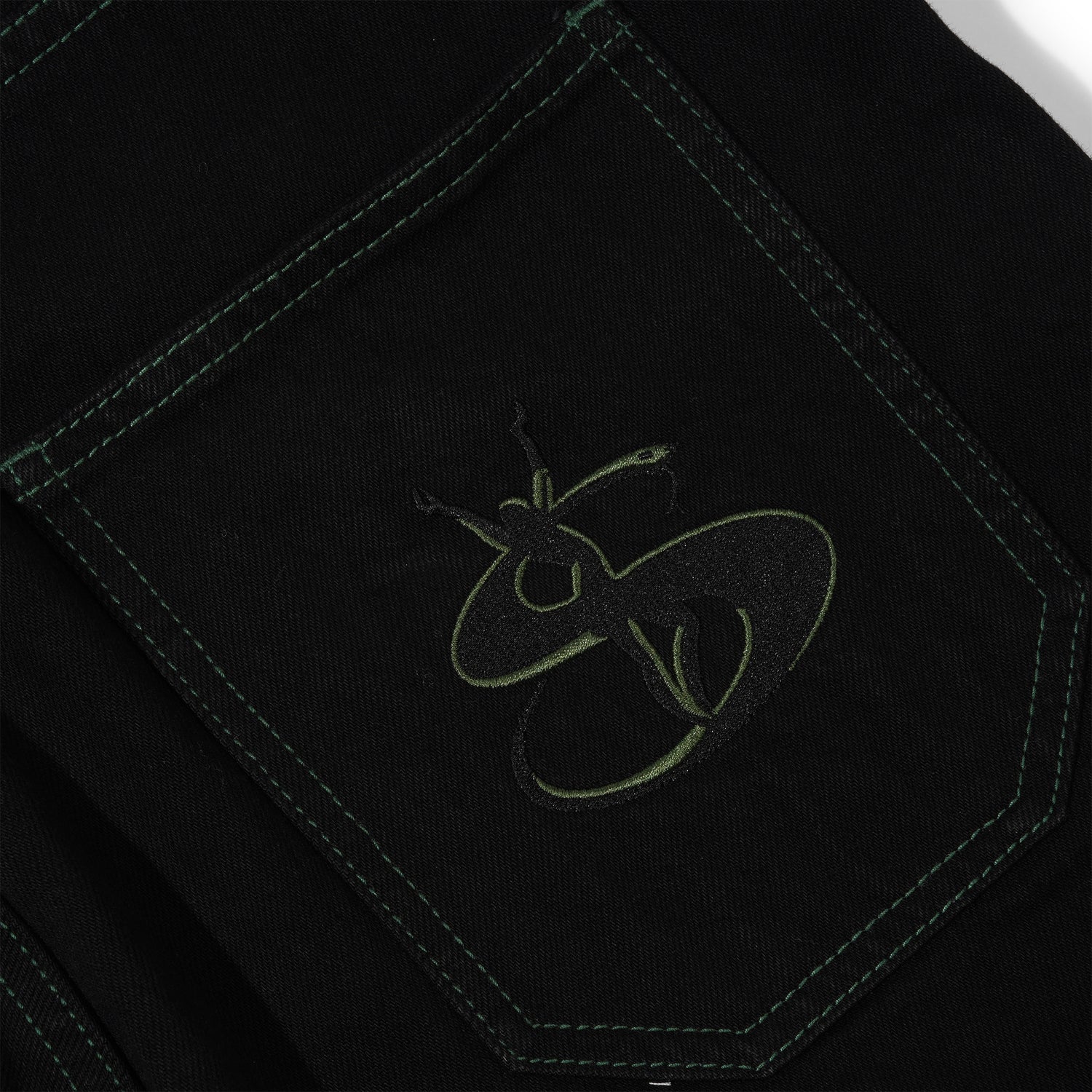 Phantasy Denim Jeans, Black