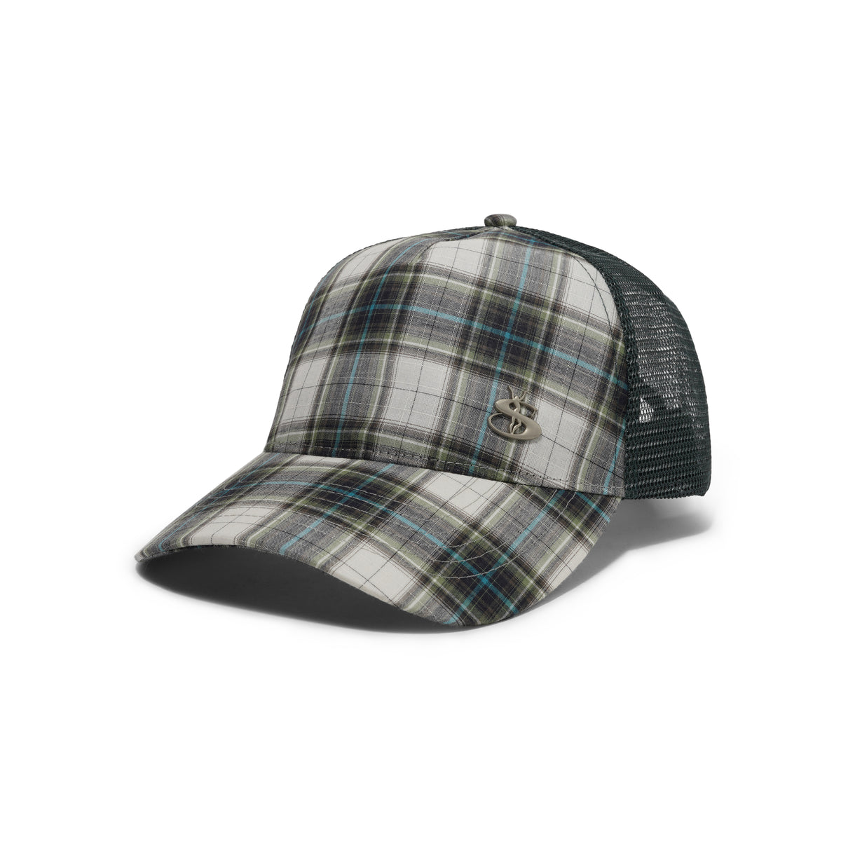 Phantasy Plaid Cap, Green