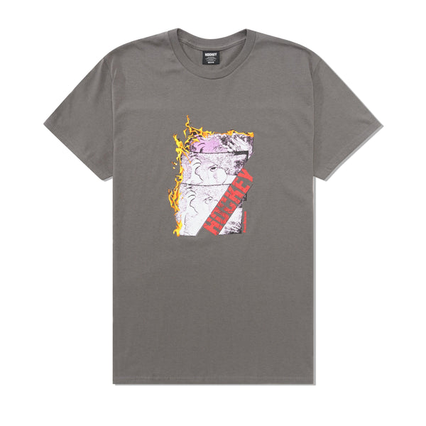 Hockey Press Release Tee, Charcoal