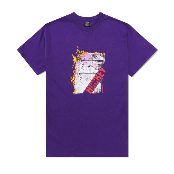 Hockey Press Release Tee, Purple
