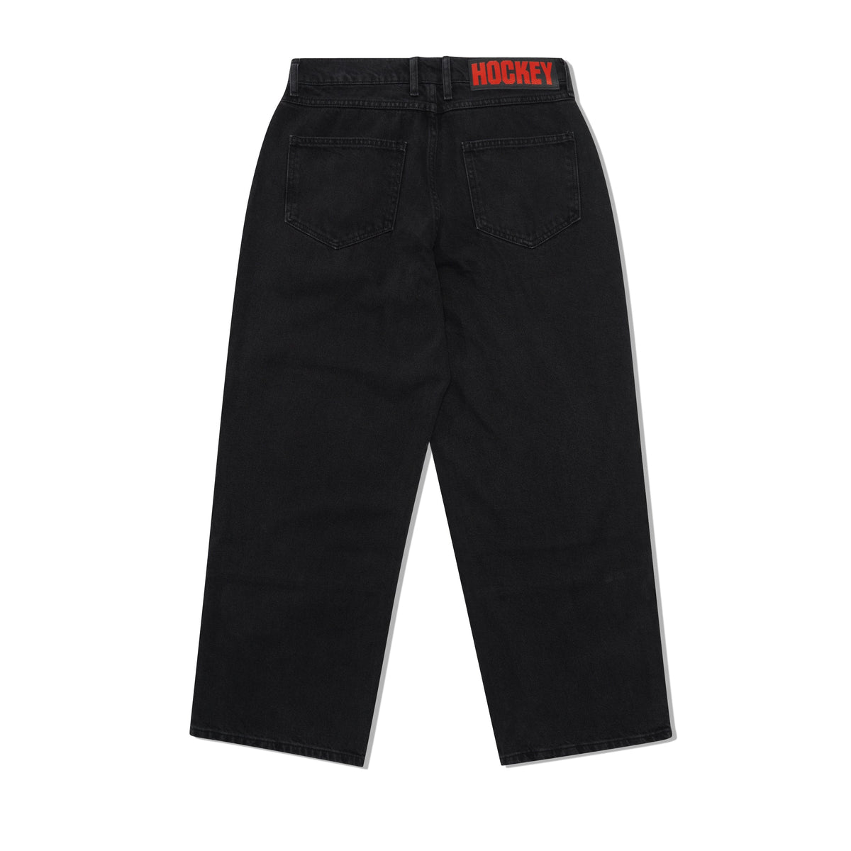 Hockey Double Knee Jean, Washed Black