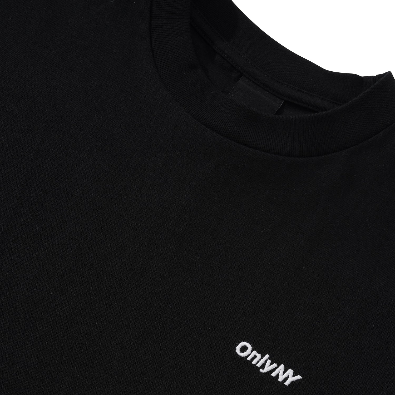 Core Logo Embroidered Tee, Black / White