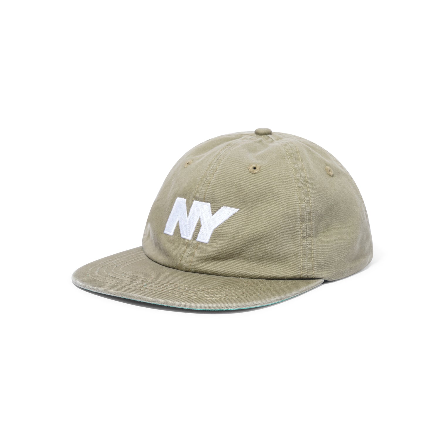 NY Speed Logo Twill Hat, Fatigue Green