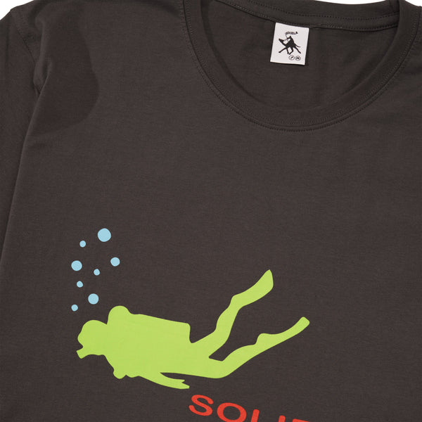 Soliela Scuba Tee, Charcoal
