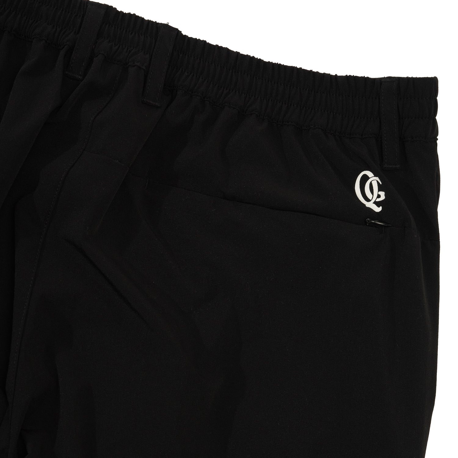 Monogram Nylon Pant, Black