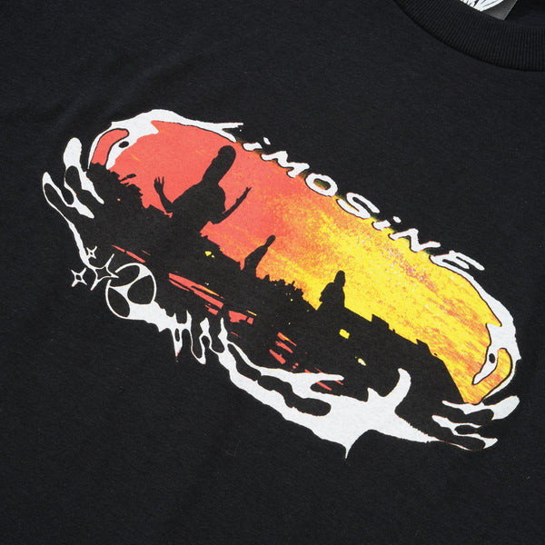 Limosine Ring Wave Tee, Black