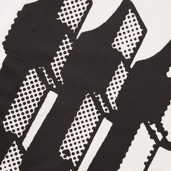 The Trilogy Tapes Degrading Dots Tee, White