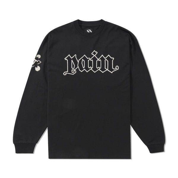 The Trilogy Tapes Pain L/S Tee, Black