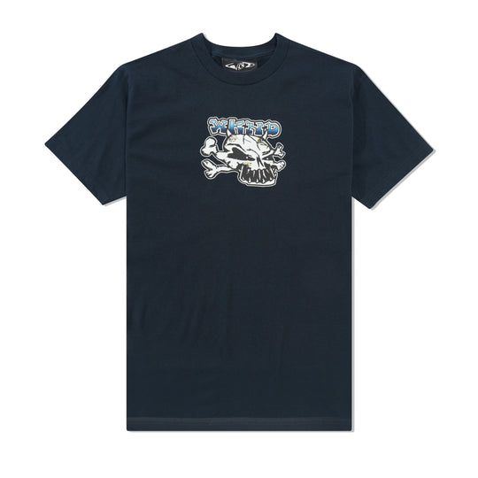 Skull Tee, Navy