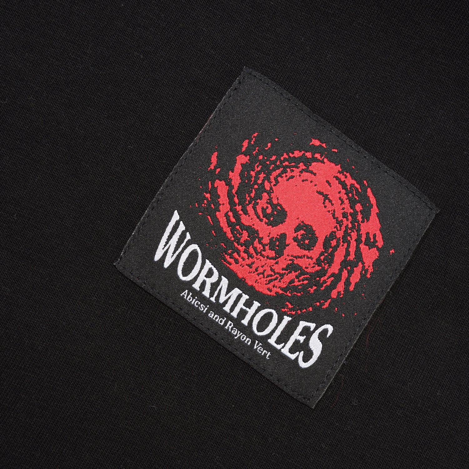 Wormholes L/S Tee, Golgotha Black
