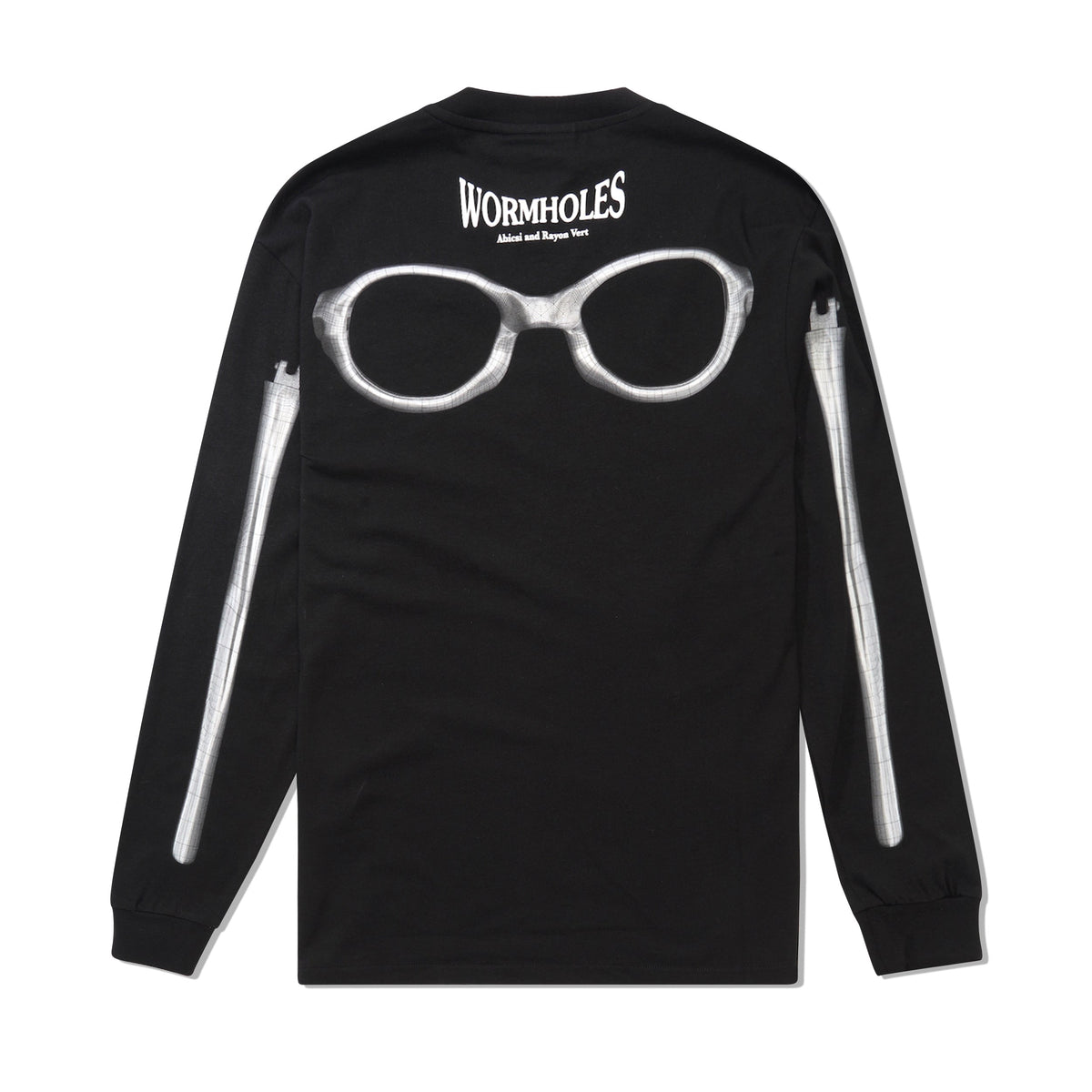 Wormholes L/S Tee, Golgotha Black