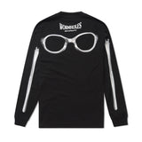 Wormholes L/S Tee, Golgotha Black