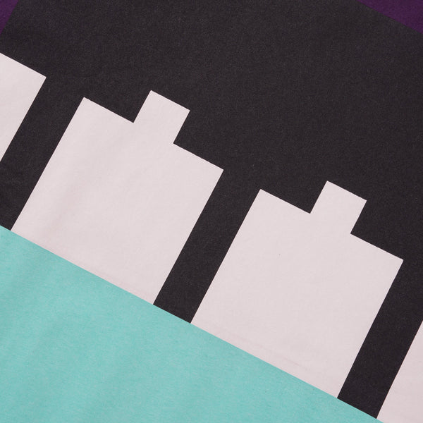 The Trilogy Tapes Block Tee, Purple