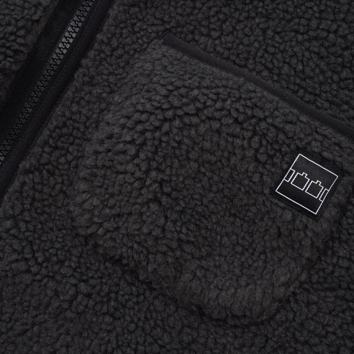 TTT Zip Fleece, Charcoal / Black