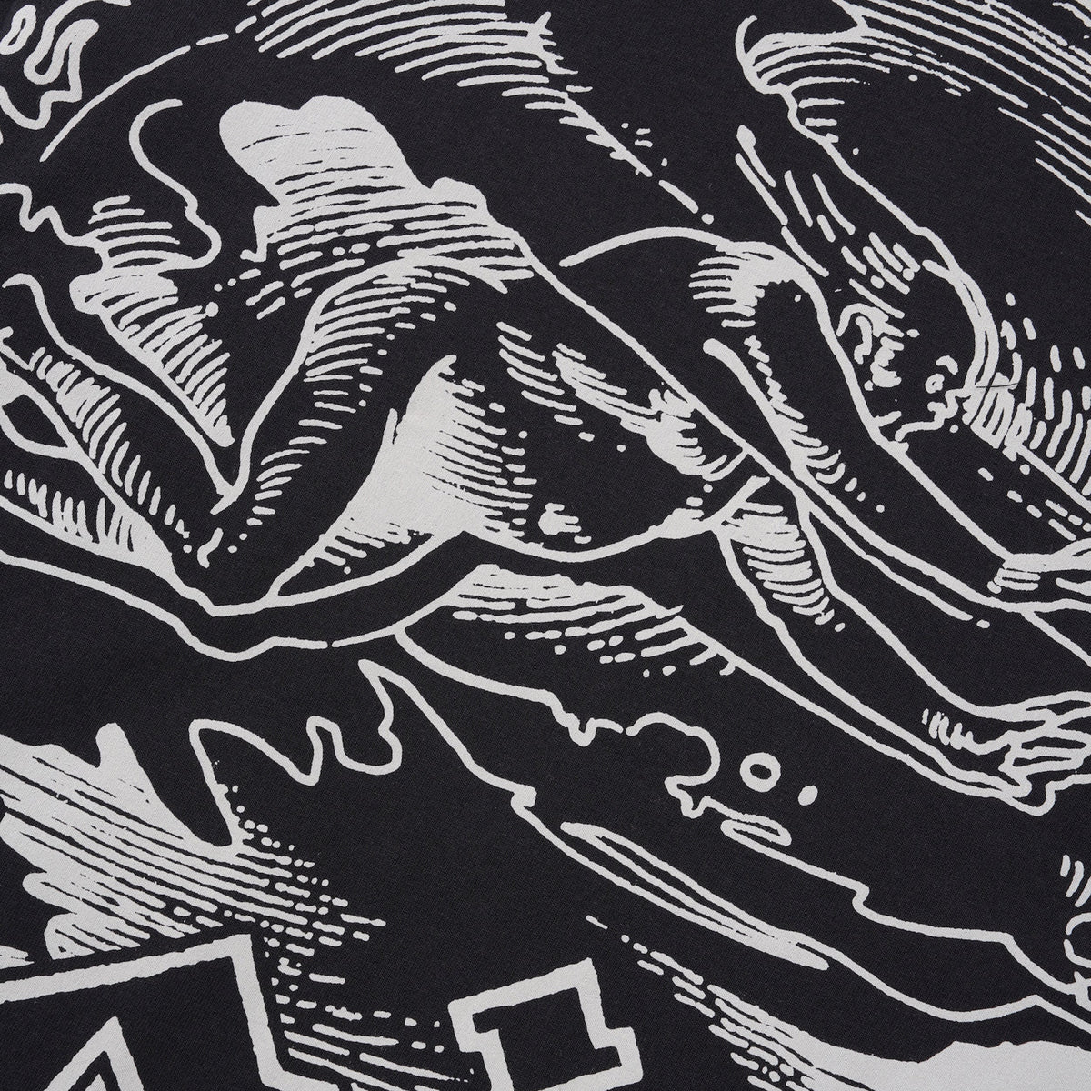 Man In Bubble With Pain Tee, Black