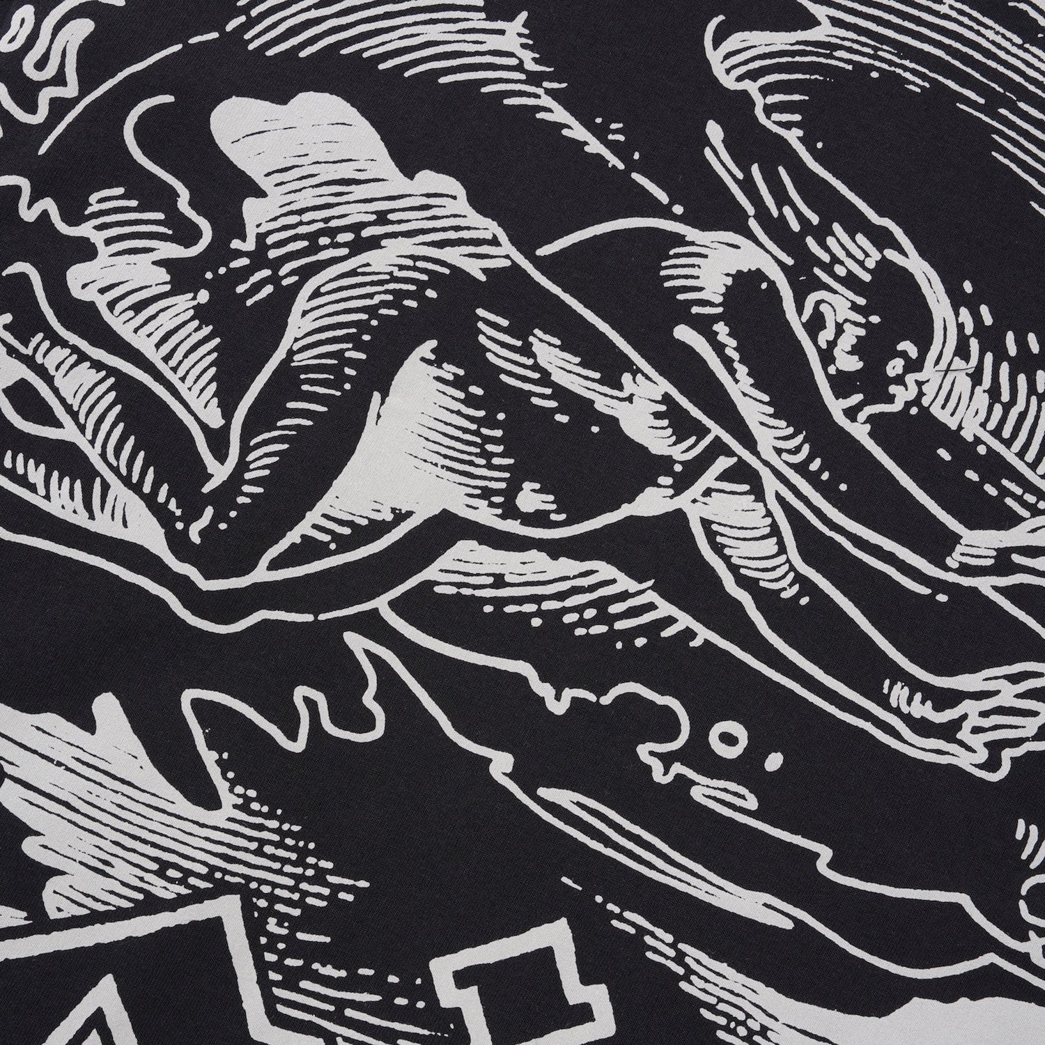 Man In Bubble With Pain Tee, Black