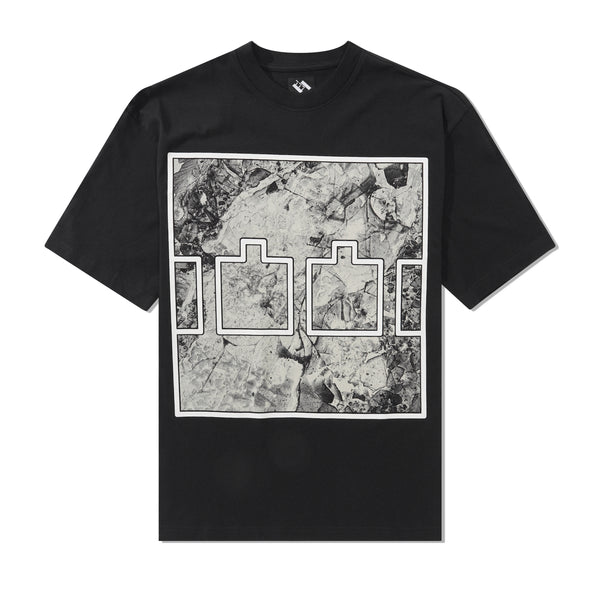 The Trilogy Tapes Block Ice Tee, Black