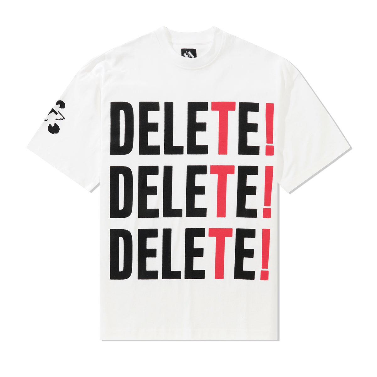 Delete! Tee, White