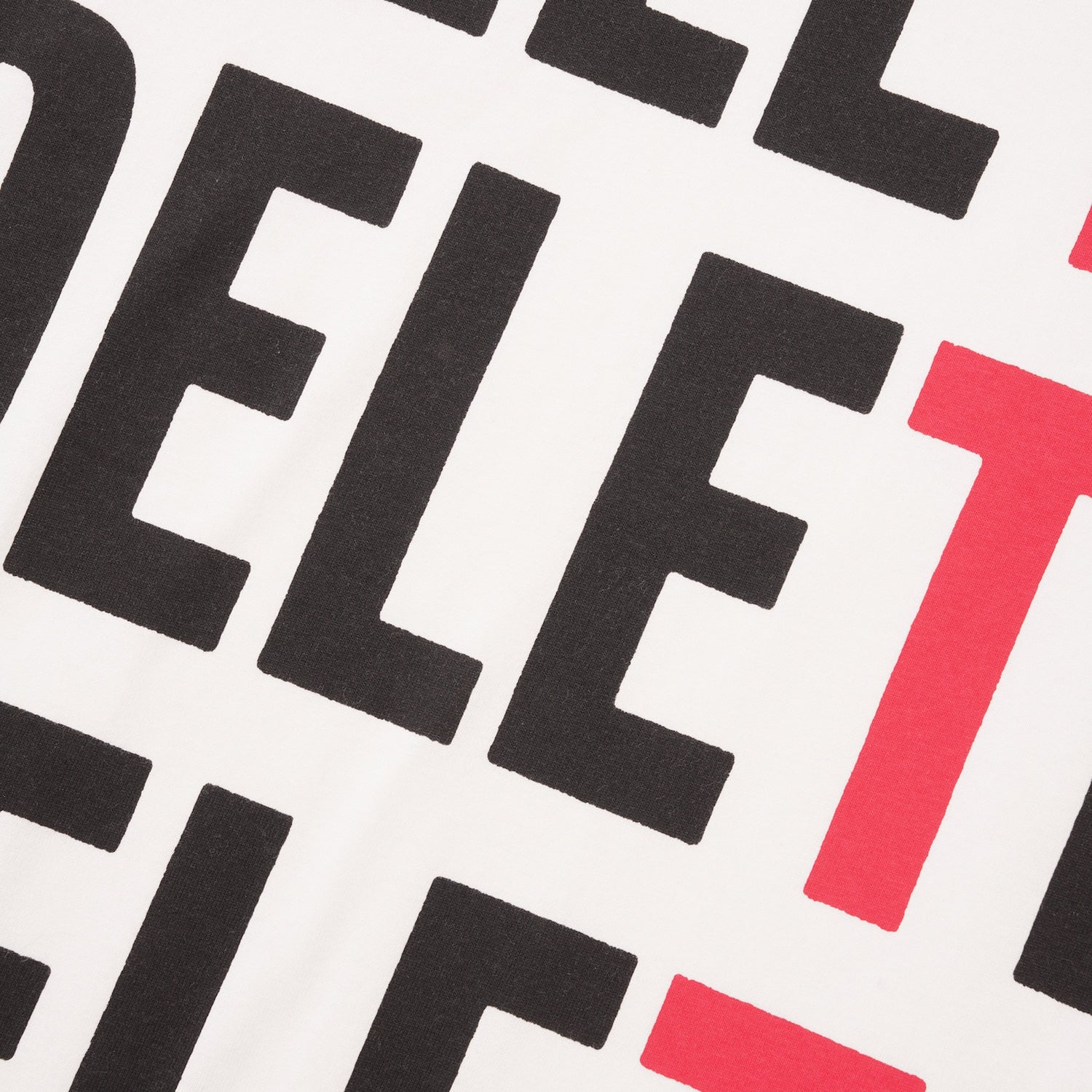 Delete! Tee, White