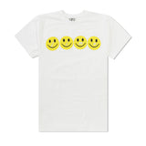 Glitter Smile Tee, White