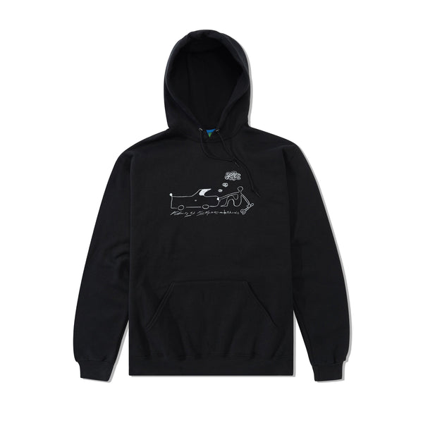 Frog Skateboards Truck Repair Pullover Hood, Black