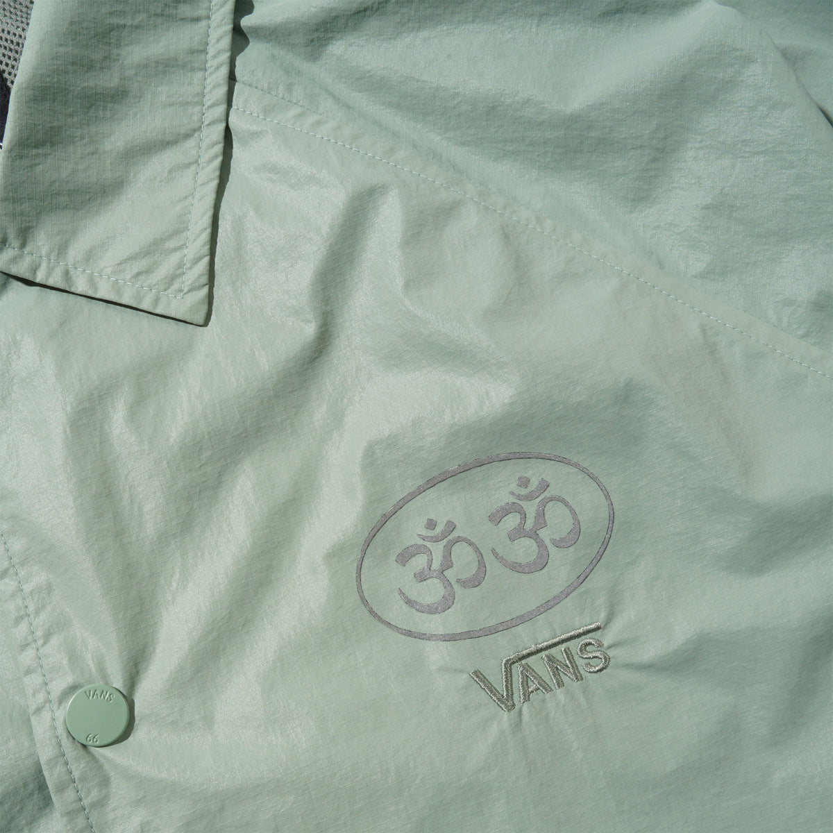 Ed Davis Coach Jacket, Grey Olive