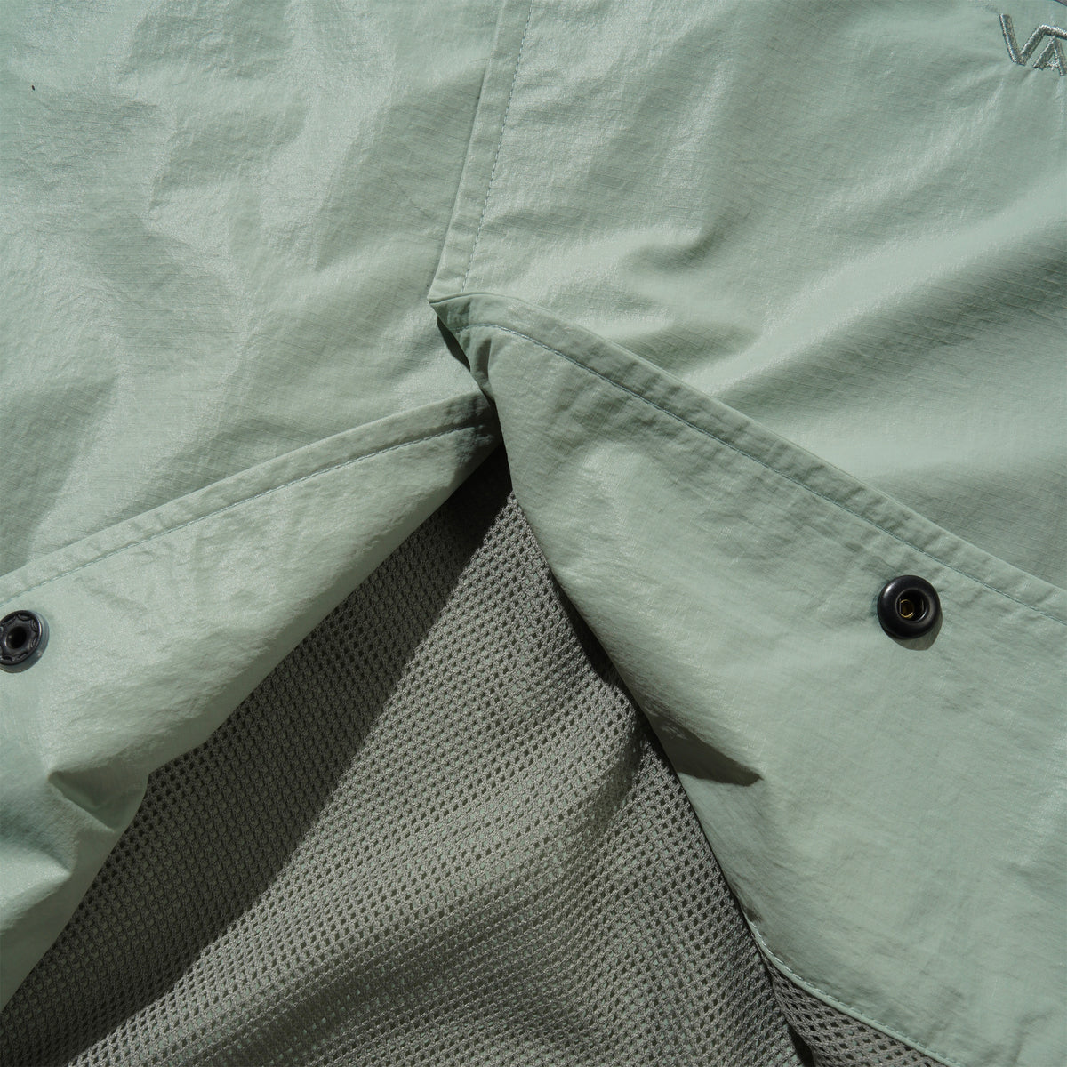 Ed Davis Coach Jacket, Grey Olive