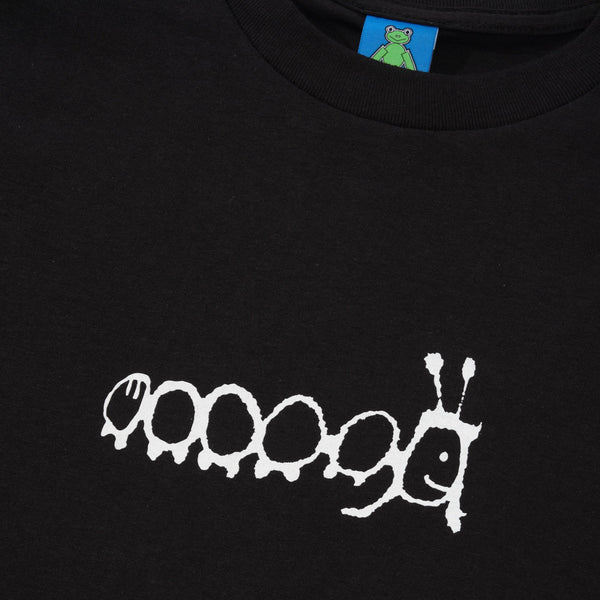 Frog Skateboards Caterpillar Tee, Black