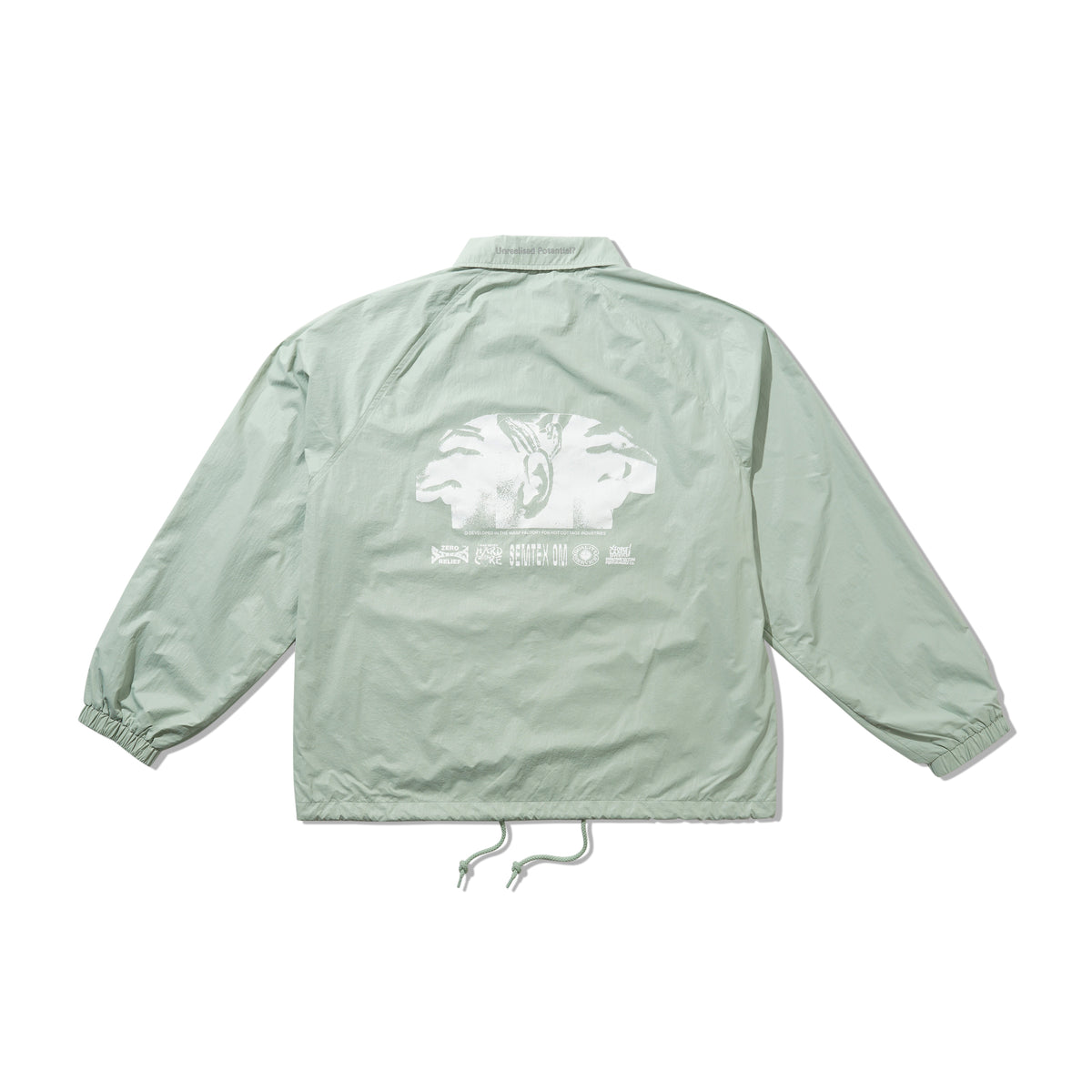 Ed Davis Coach Jacket, Grey Olive