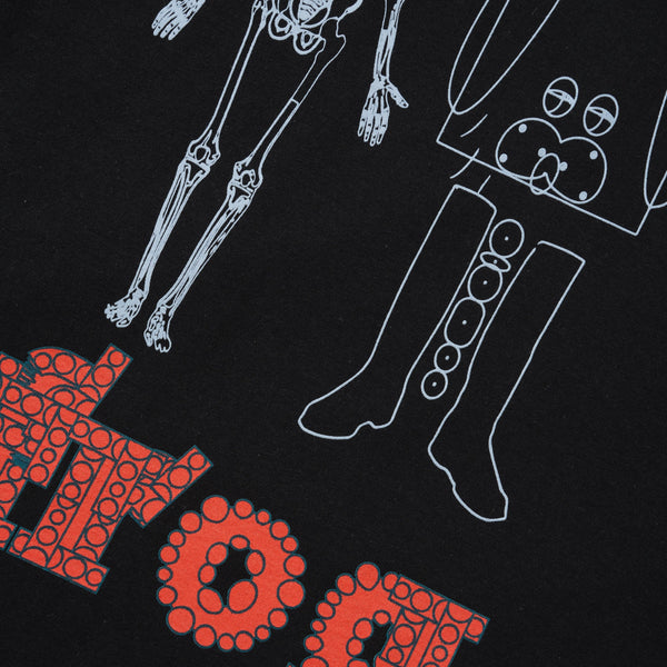 Frog Skateboards Vector World Tee, Black