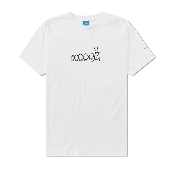 Frog Skateboards Caterpillar Tee, White