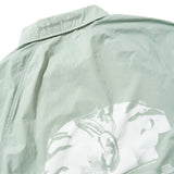 Ed Davis Coach Jacket, Grey Olive