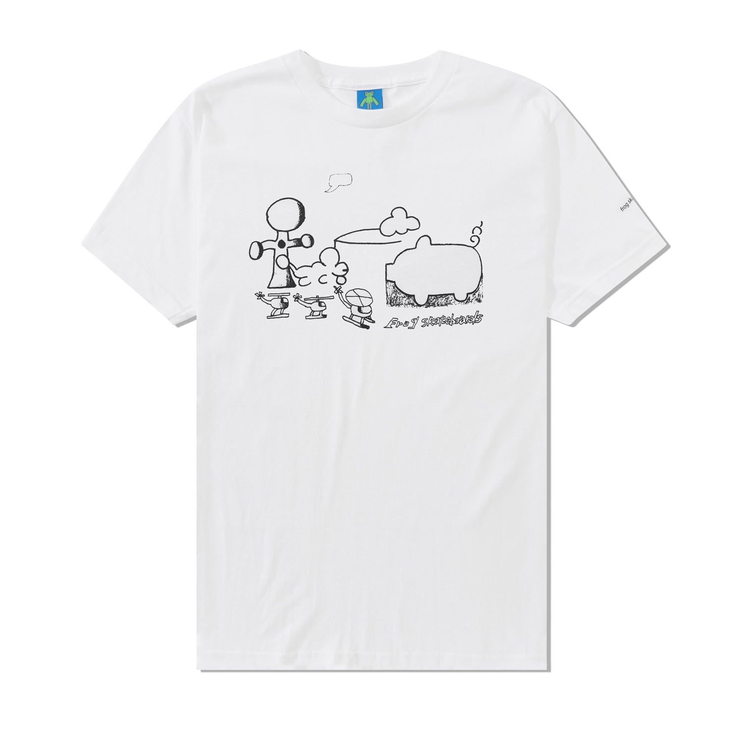 Cloud Landed Tee, White