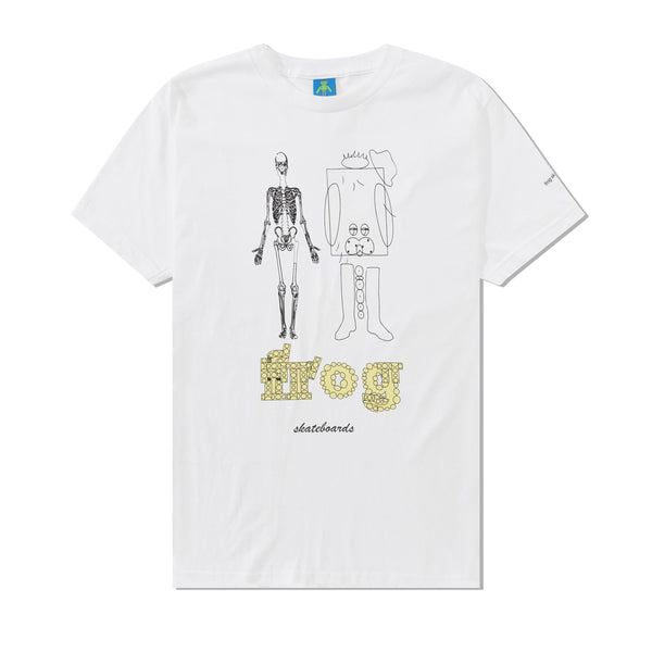 Frog Skateboards Vector World Tee, White