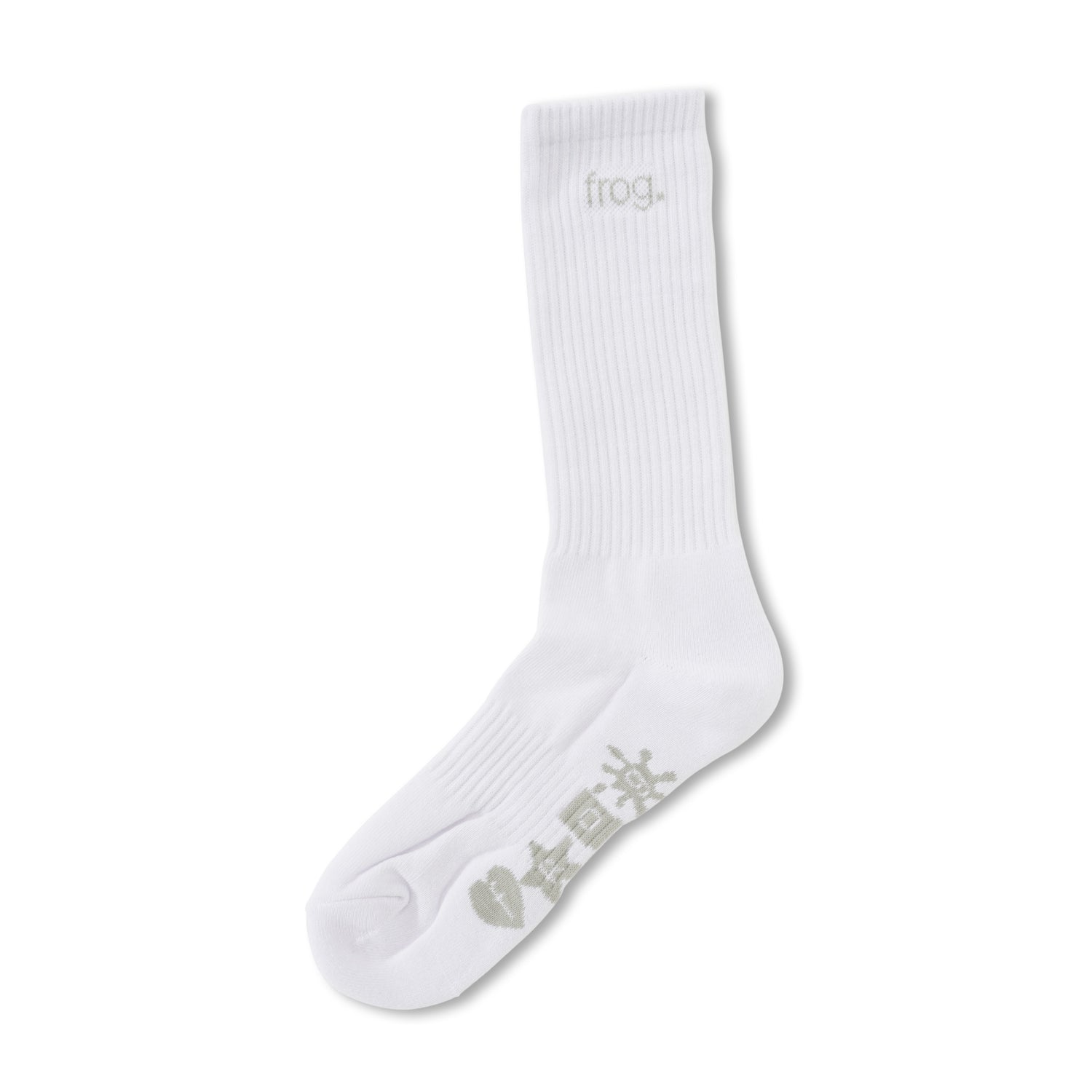 Frog Socks, White