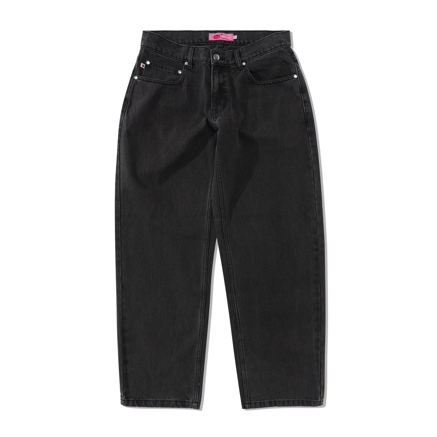 Five Pocket Denim, Washed Black